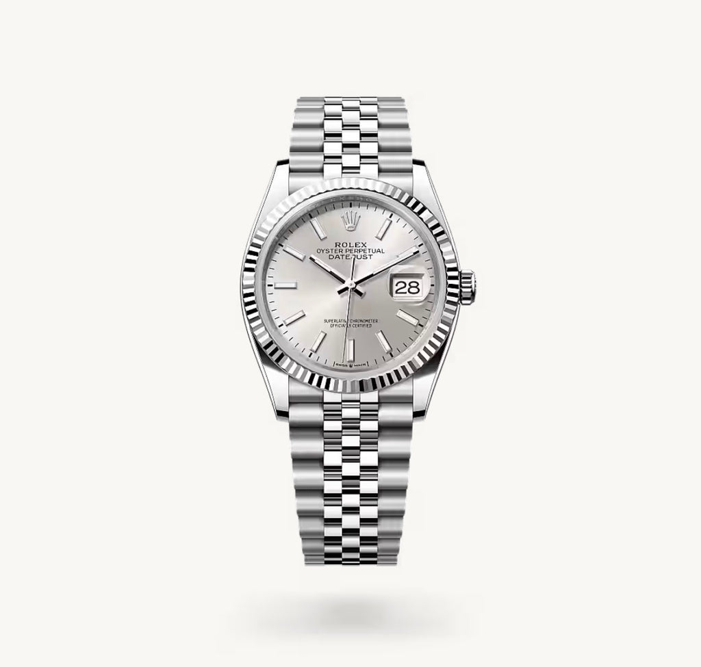 Roli Datejust, Silber, Jubilé-Band
