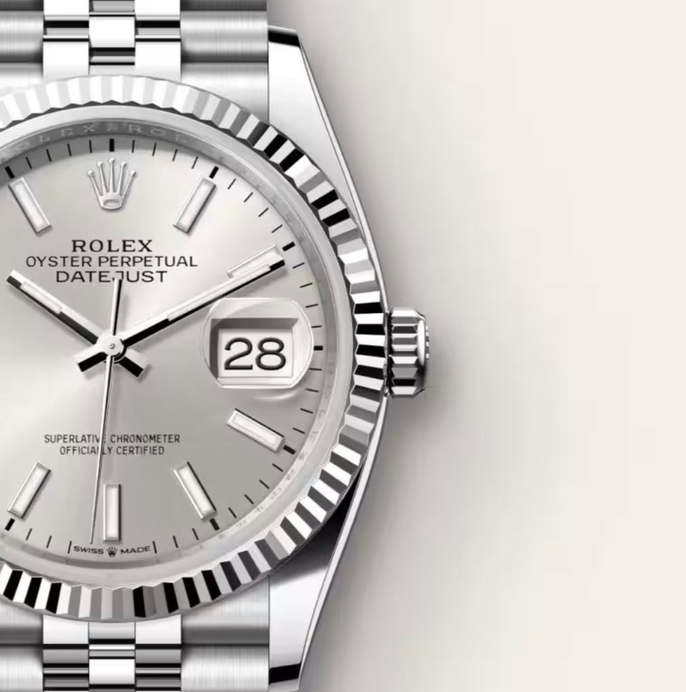 Roli Datejust, Silber, Jubilé-Band
