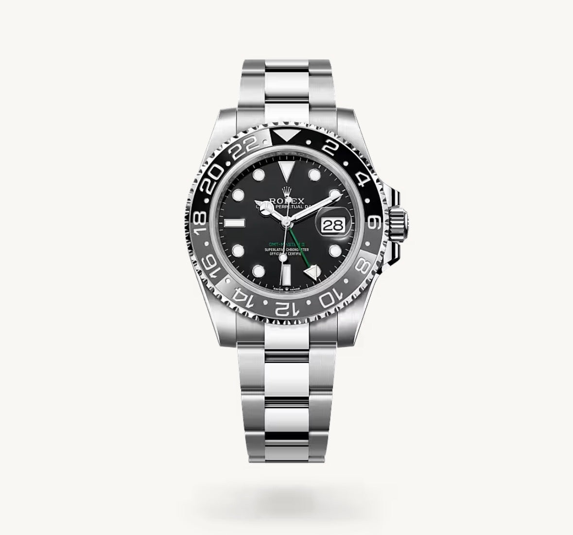 Roli GMT-Master II, schwarz/grau Lünette