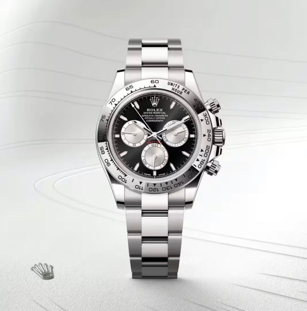 Roli Cosmograph Daytona, Weißgold, schwarz