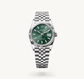 Roli Datejust, mintgrün, Jubilé-Band