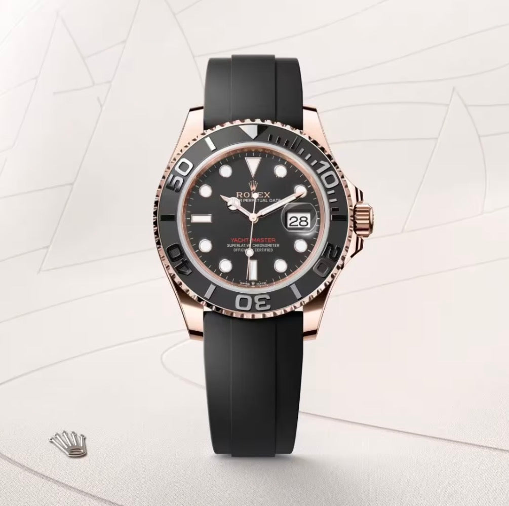 Roli Yacht-Master, Everose, Oysterflex-Kautschukband