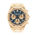 AP Royal Oak Chronograph, Roségold, blau